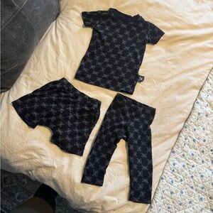 Nununu 6-12 mo 3 piece skull set